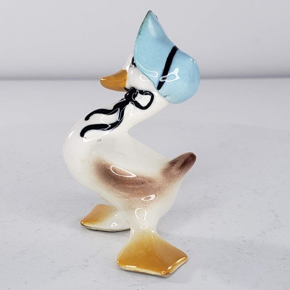 Freeman McFarlin Mama Duck Mother Goose Bonnet Miniature Figurine - Picture 3 of 7